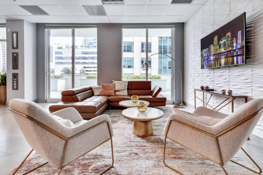Modern 2/2 With Beautiful Ocean And Brickell Views Lägenhet Miami Exteriör bild