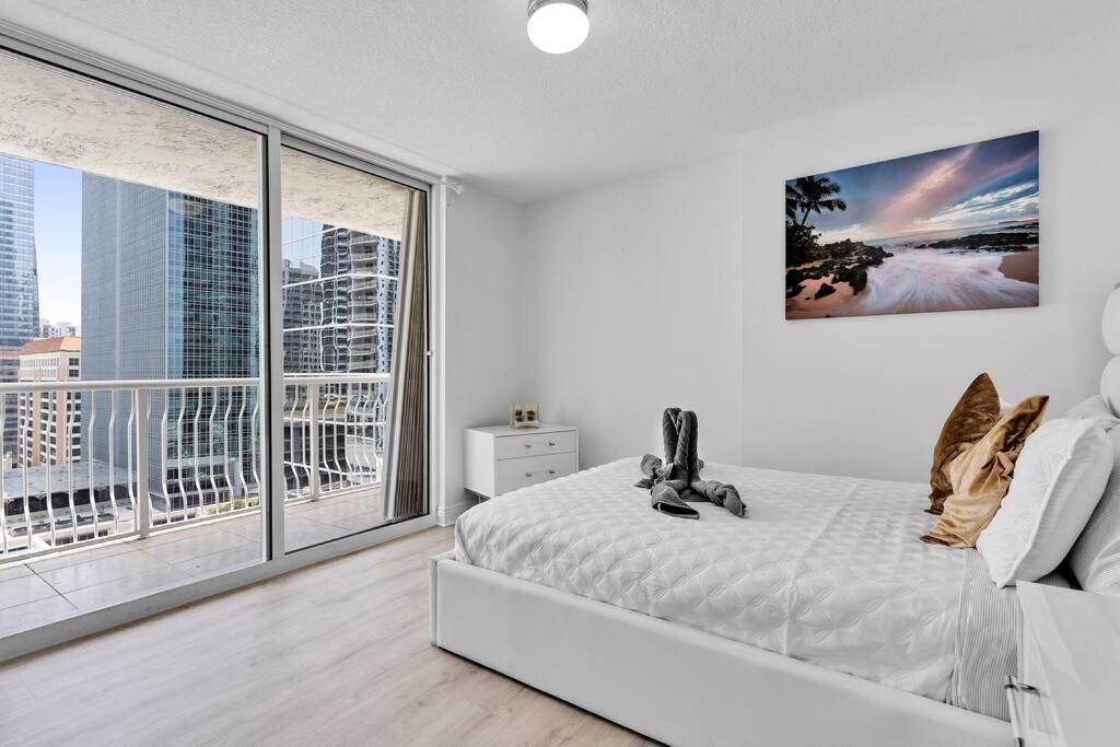 Modern 2/2 With Beautiful Ocean And Brickell Views Lägenhet Miami Exteriör bild
