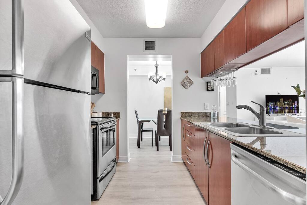 Modern 2/2 With Beautiful Ocean And Brickell Views Lägenhet Miami Exteriör bild